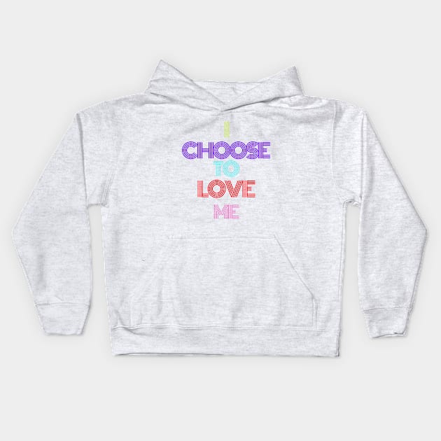 create your own happiness so love yourself! Kids Hoodie by Bubbly Tea